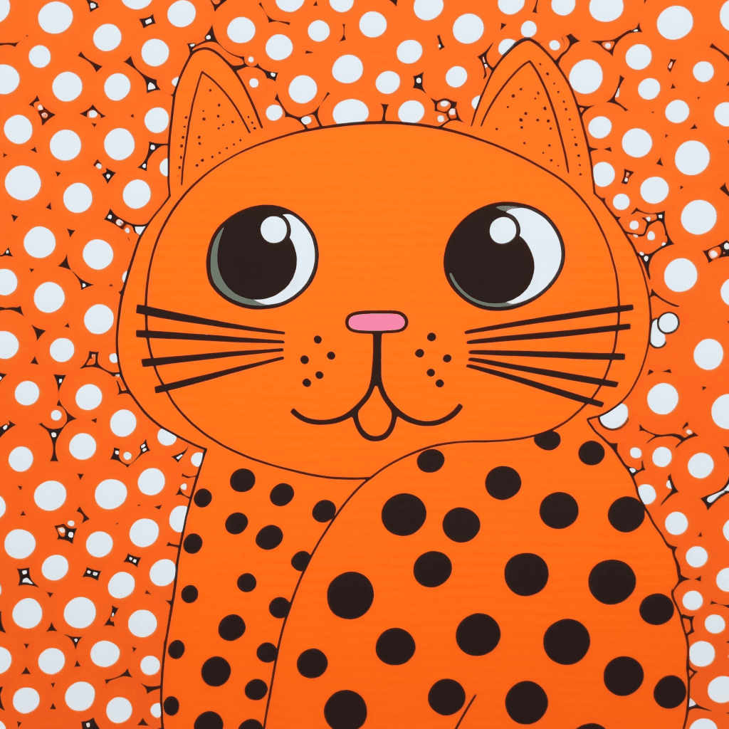 Orange Cat with Spots
